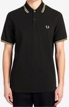 Load image into Gallery viewer, Fred Perry Reissue - M12 Shirt in Black/Champagne